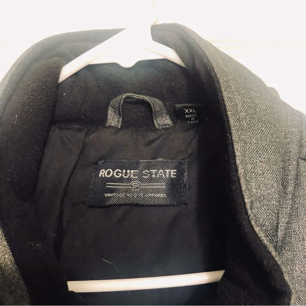 Like New Mens Gray Winter Jacket Xxl